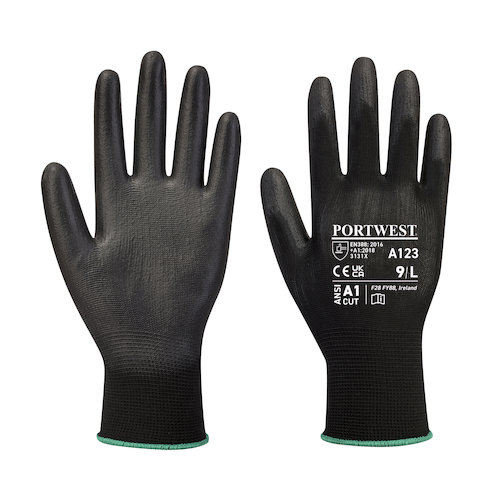 A123 PU Palm Glove Latex Free (5036146014309)